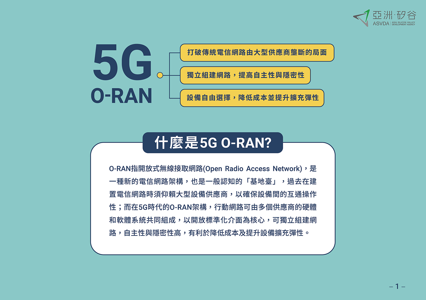 什麼是5G ORAN？